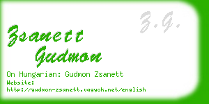 zsanett gudmon business card